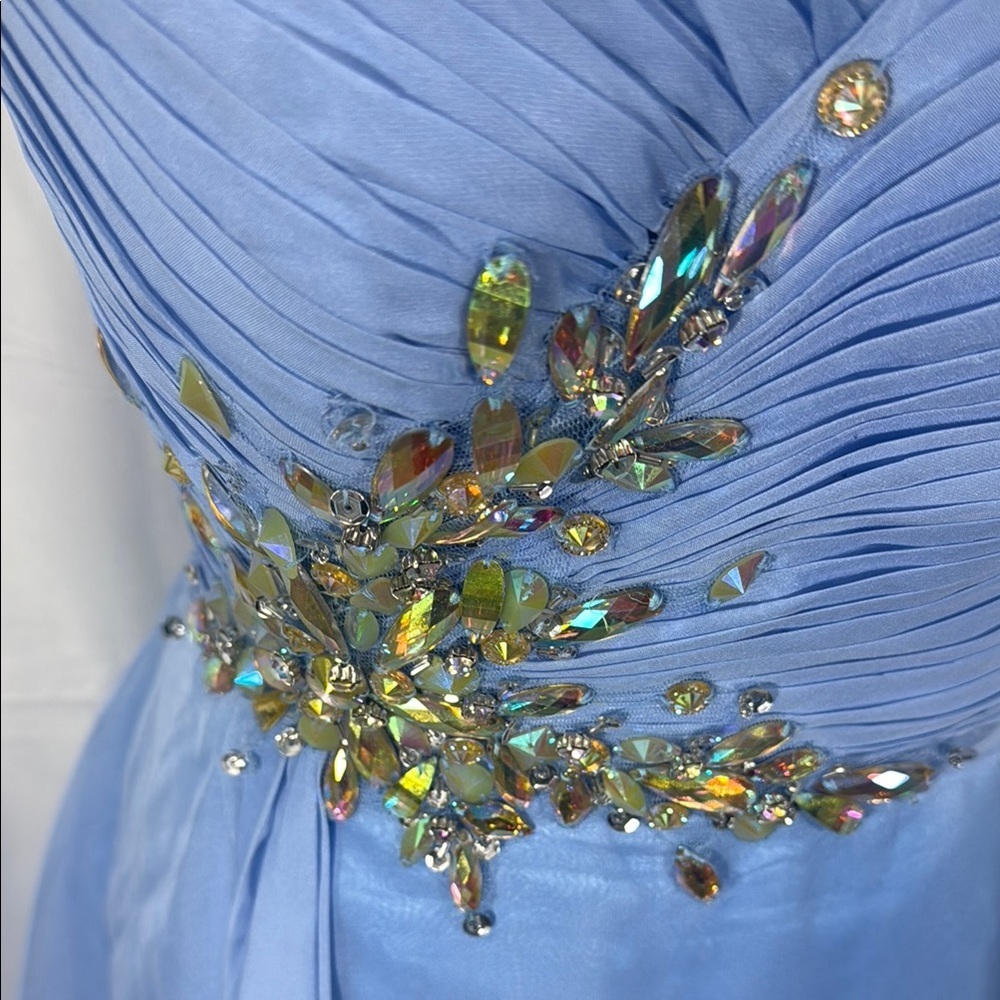 Alyce Blue Strapless Mini Dress with Embellishments Size 4 - Picture 4 of 14